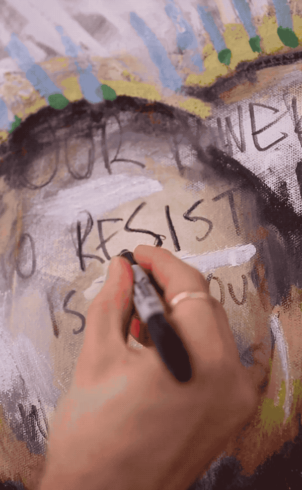 Painting canvas